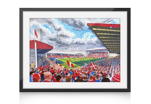 Pittodrie Stadium Fine Art Print - Aberdeen FC Pittodrie Stadium Fine Art Print - Aberdeen FC